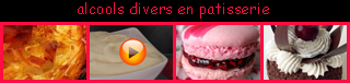 lien recette d'alcools divers en patisserie